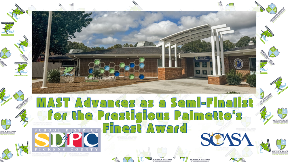 MAST Advances as a Semi-Finalist for the Preestigious Palmetto's Finest Award
