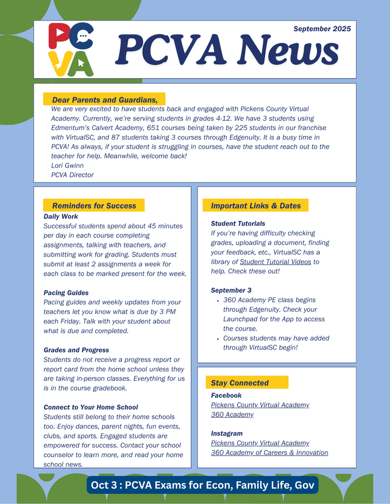 Sept PCVA Newsletter