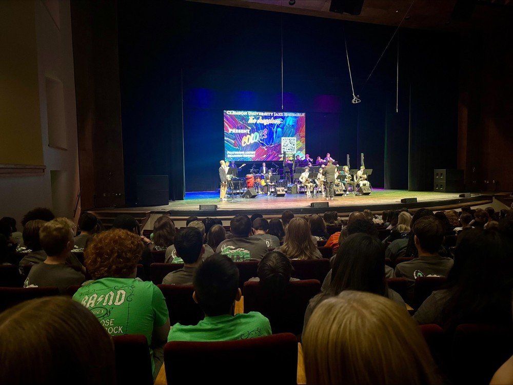 Band Students Visit Clemson for a Jazz Band Concert