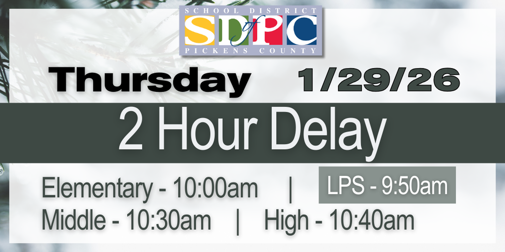 Two-Hour Delay - Thur. 1/29/26