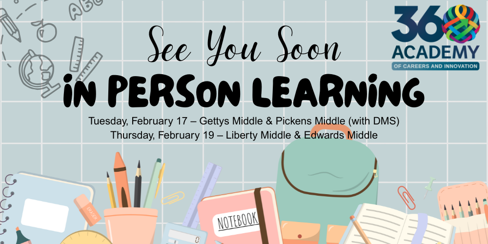 Reminder for 360 Academy Upcoming In-Person Learning