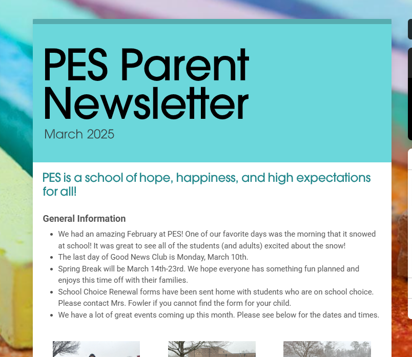 March Newsletter