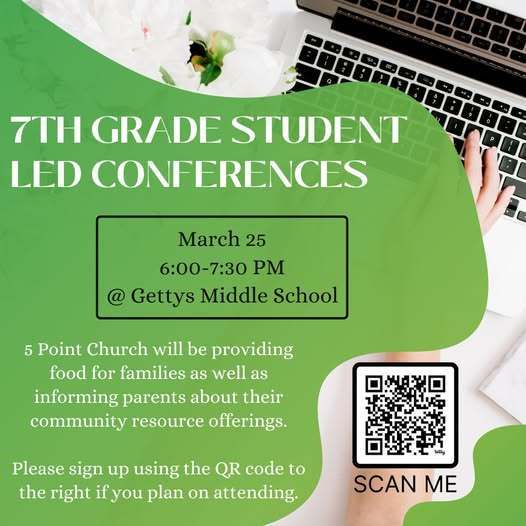 Infographic about 7th Grade Student LED Conferences