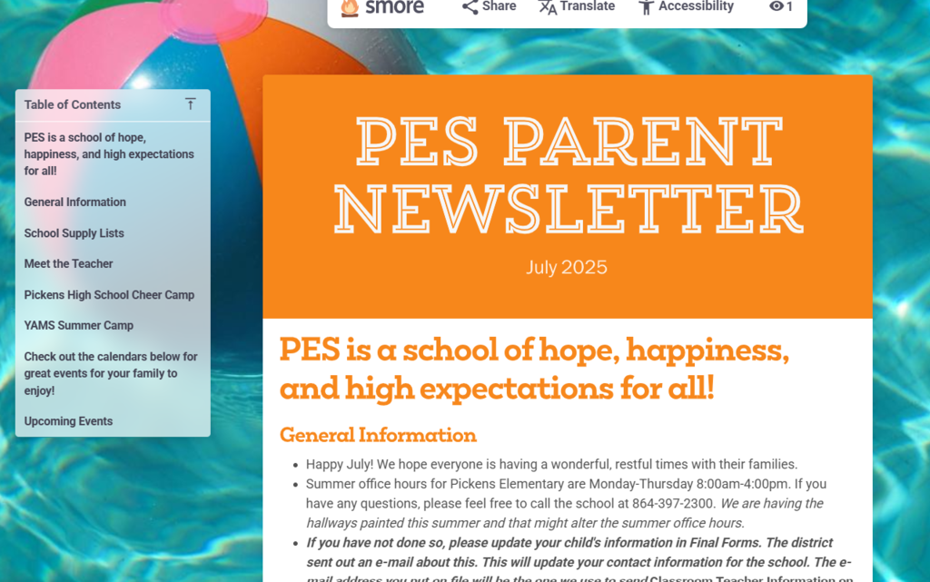 July Newsletter