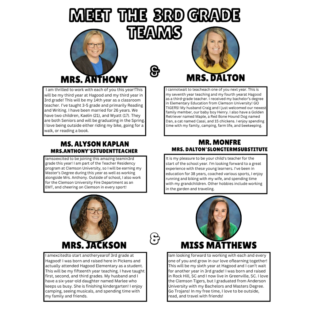 Meet the 3rd Grade Team