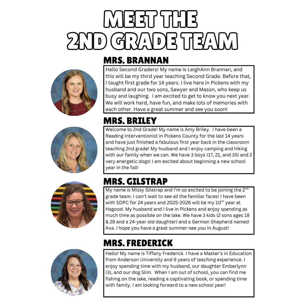 Meet the 2nd Grade Team