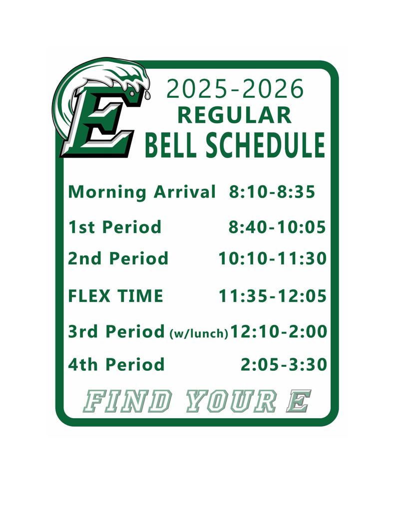 Bell Schedule 25-26