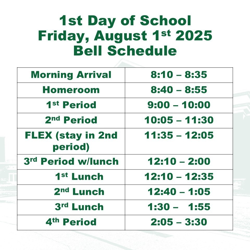 1st Day of School 2025!
