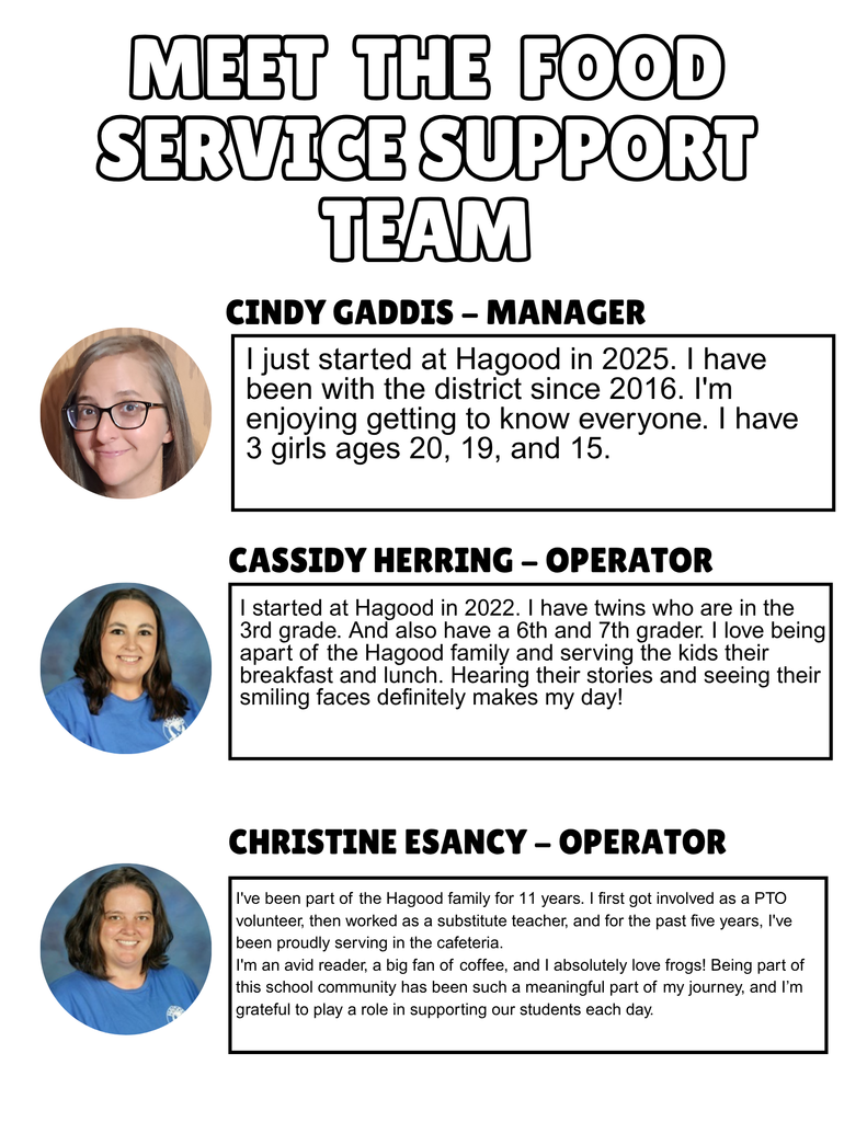 Meet The Food Service Support Team