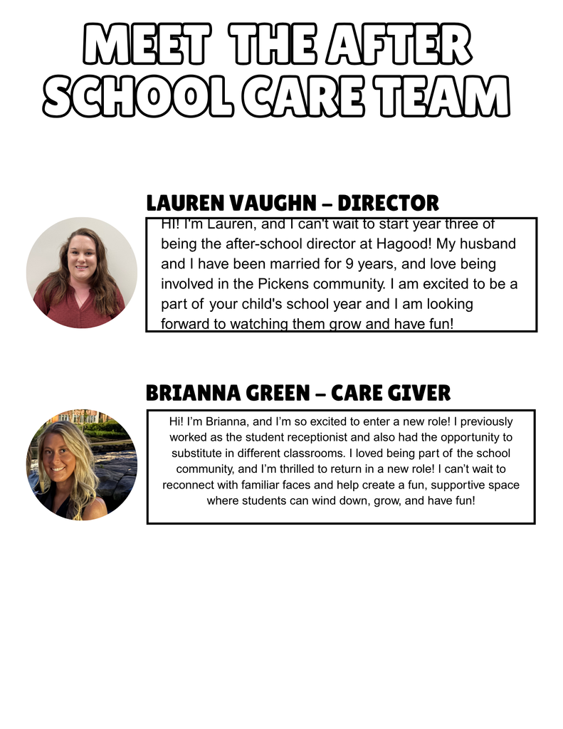 Meet the After School Care Team