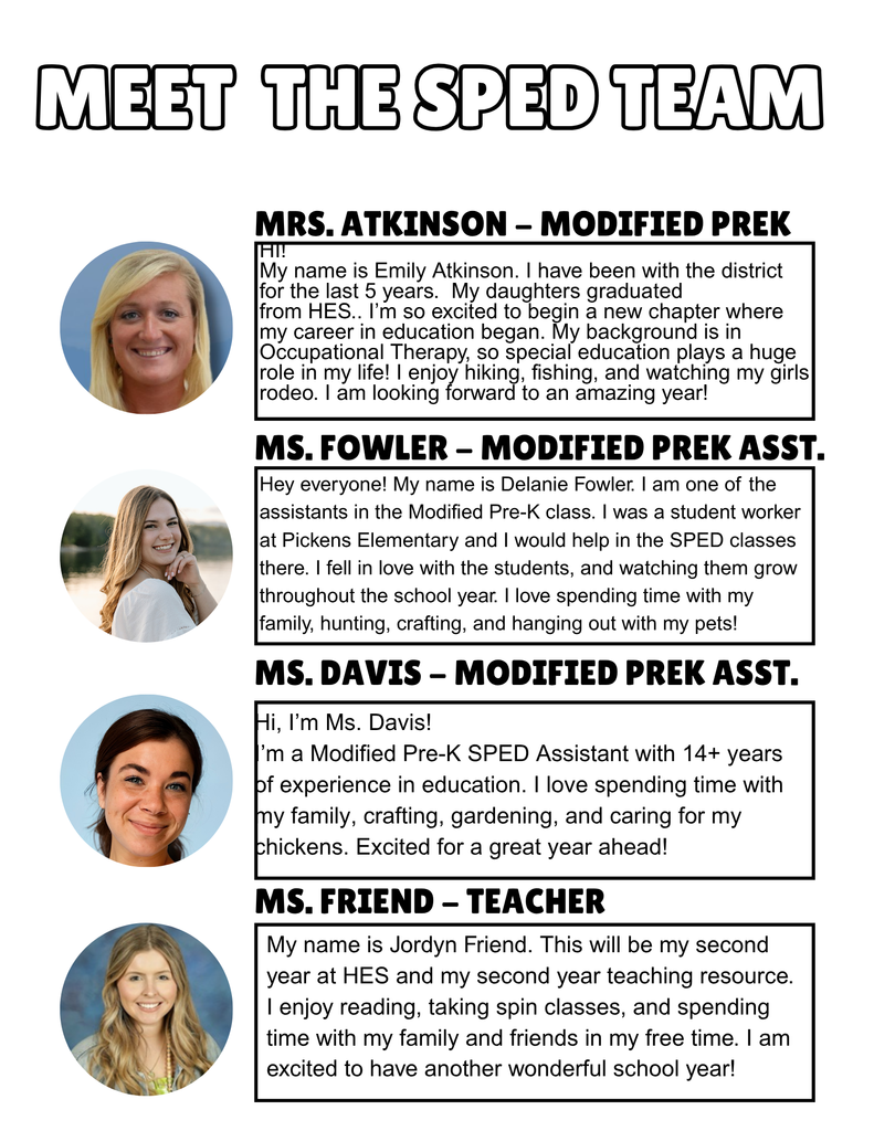 Meet The SPED Team