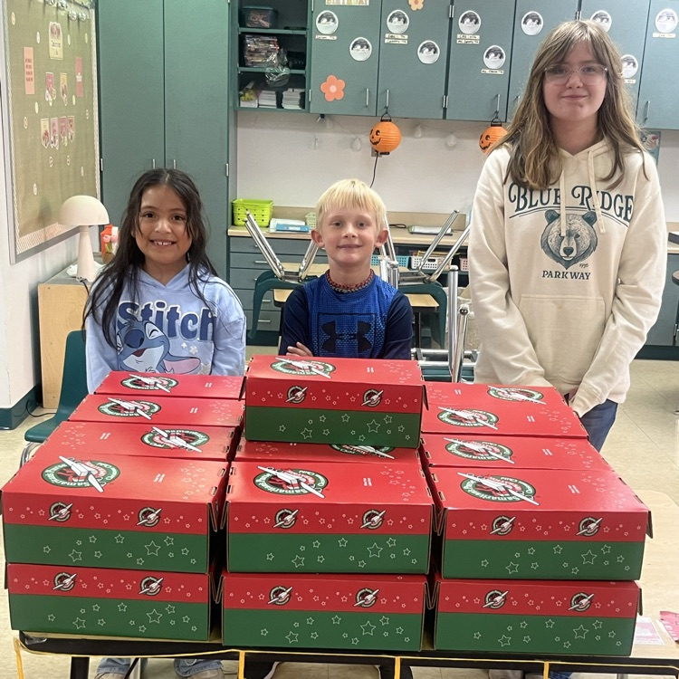 Community Club is filling shoeboxes