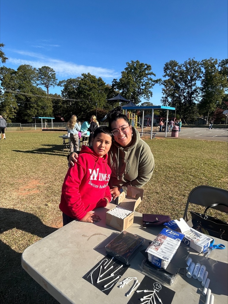 Our students loved the skeleton station