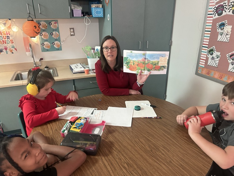 reading Spookley the Square Pumpkin