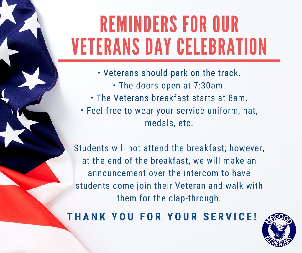 HES 23-24 Veterans Day Celebration Reminders (1)