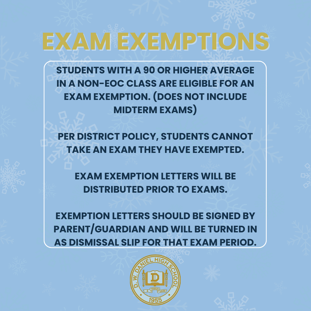 Exam Exemption Policy