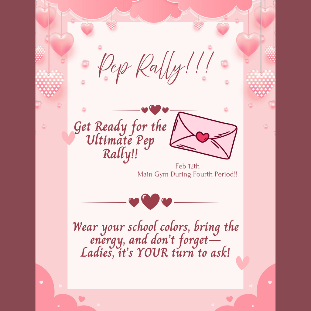 Pep Rally on February 12th