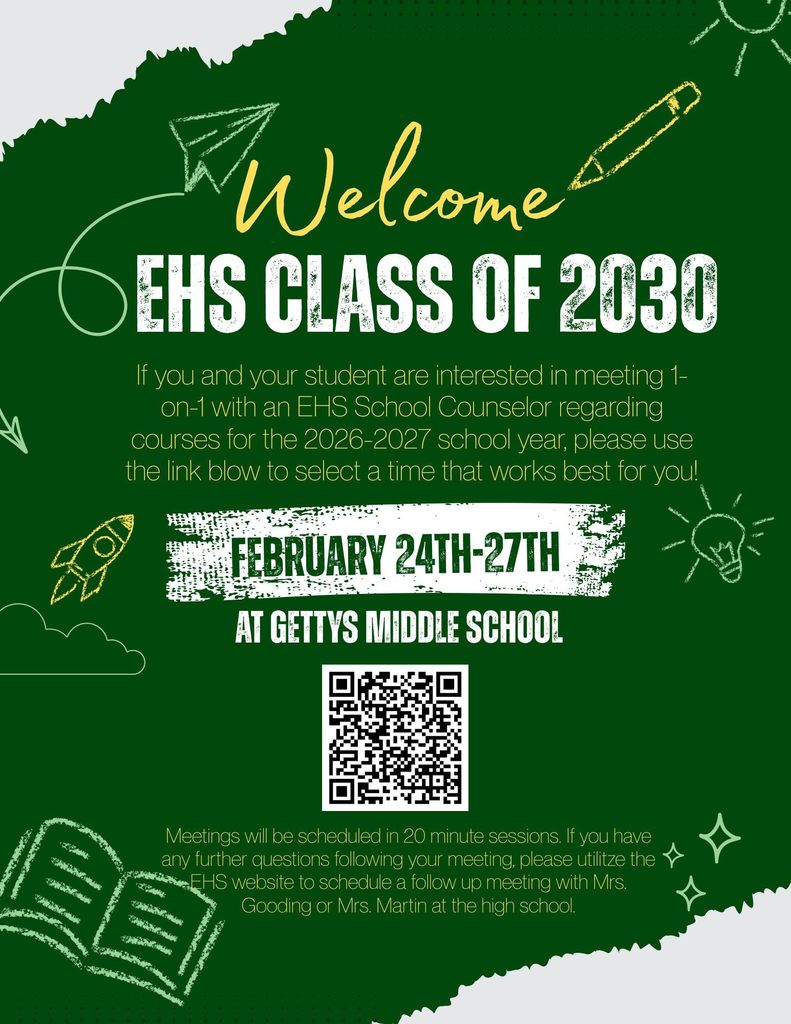 QR code for individual conference sign ups for rising freshman