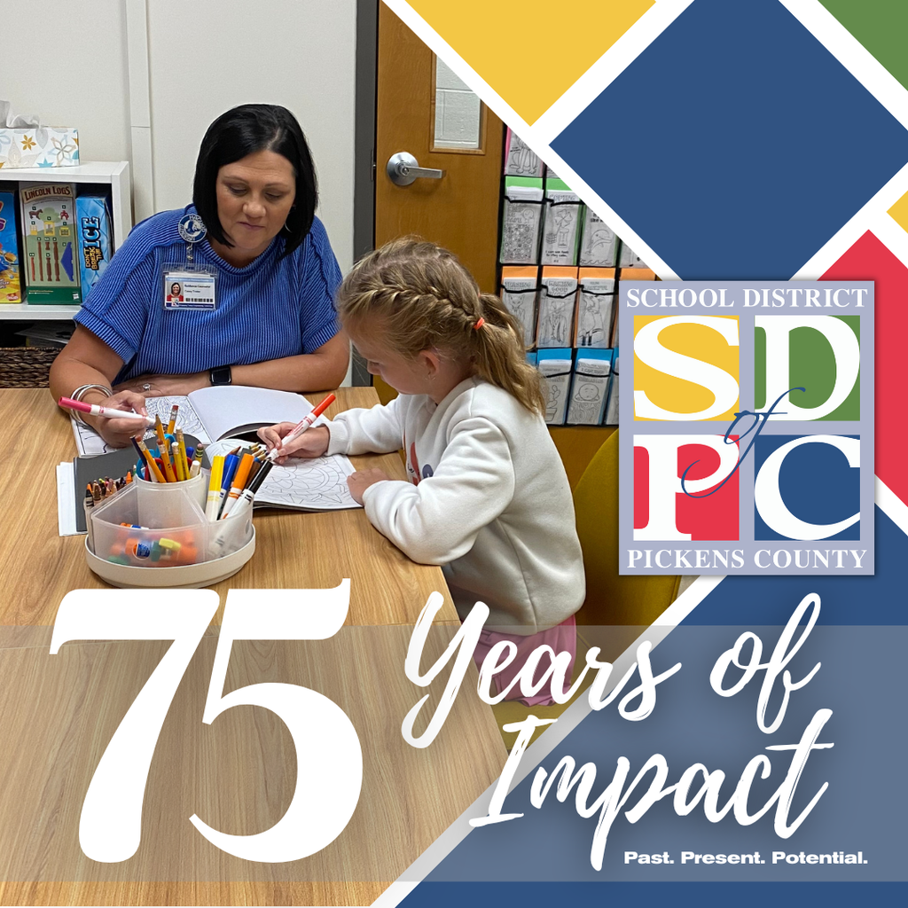 School counselor with student