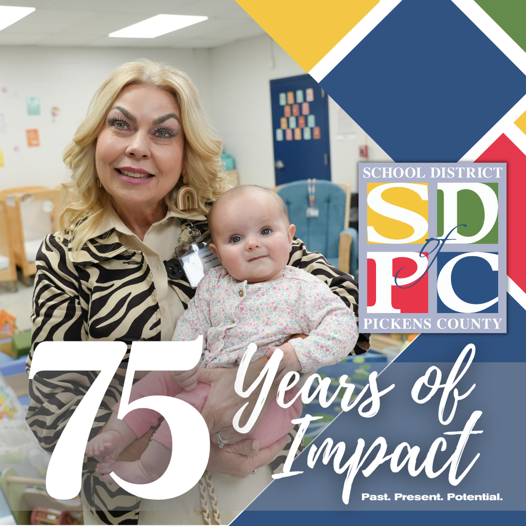 Childcare director with baby