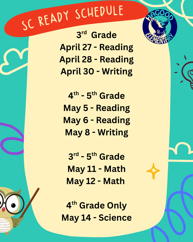 SC Ready Testing Dates