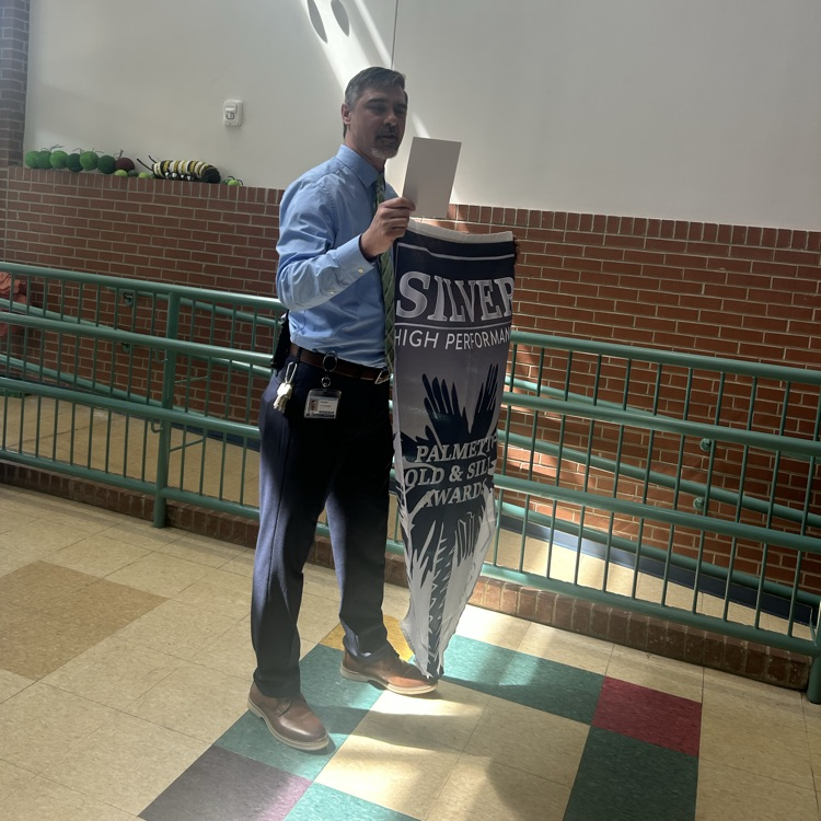 Mr. Brewington thank the staff for all their hard work and sharing the news of being a Palmetto Silver Award Winner.