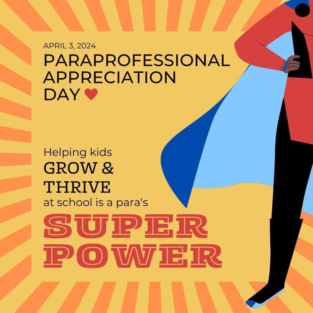 Thank you to all of our paraprofessionals