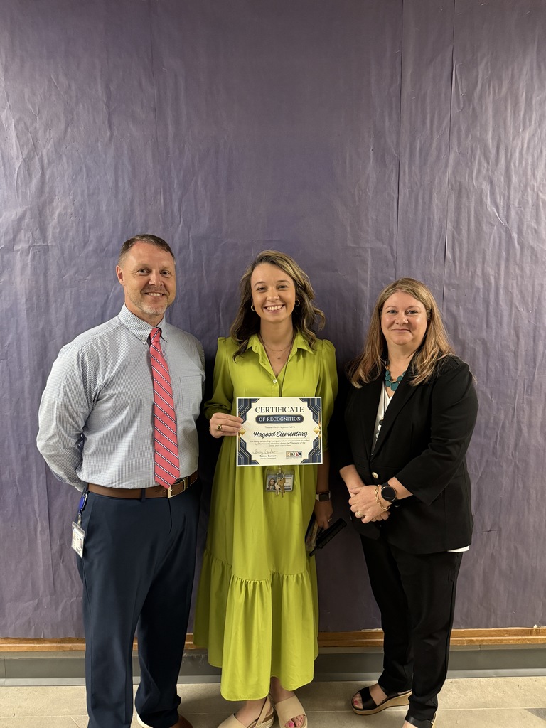 School staff being recognized for maintaining zero testing violations  for the 2025–2026 school year, highlighting attention to detail and commitment to proper testing procedures.