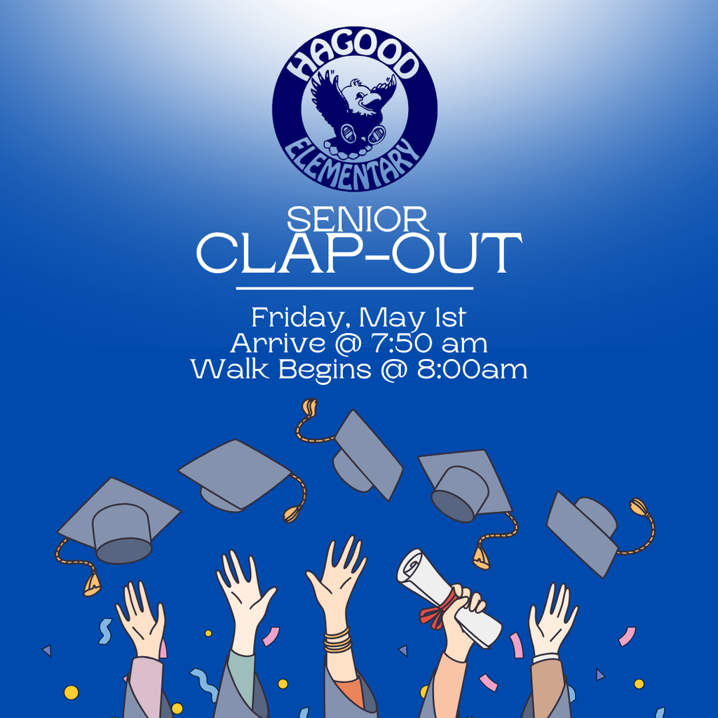 Hagood will host its annual Senior Clap Out this Friday, May 1st at 8:00 
