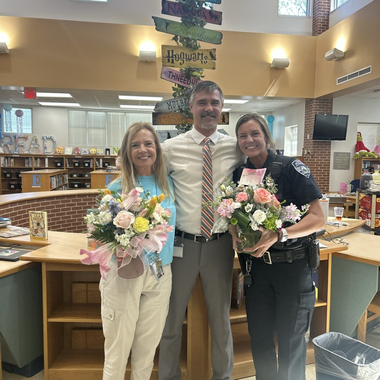 Mr. Brewington with Teacher and Support Employee of the Year.