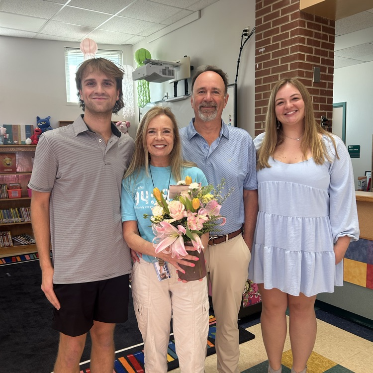 McDowell family celebrating