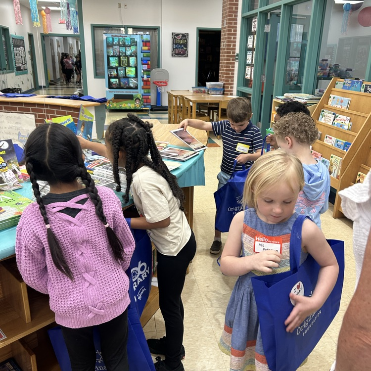 we love getting to pick out free books