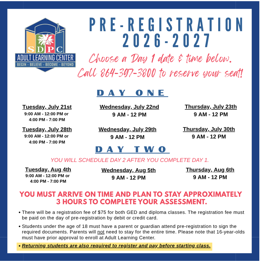 Reg. Schedule