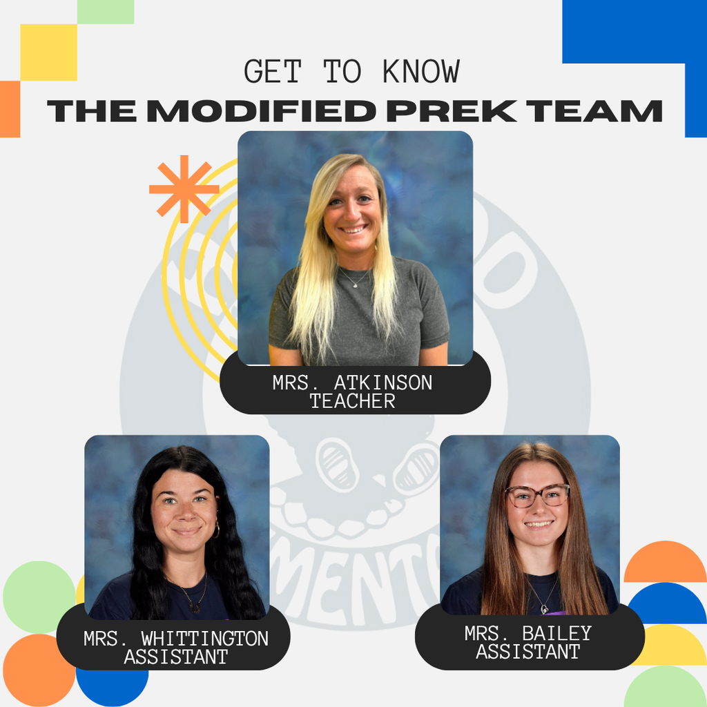 Photos of Modified prek teachers 