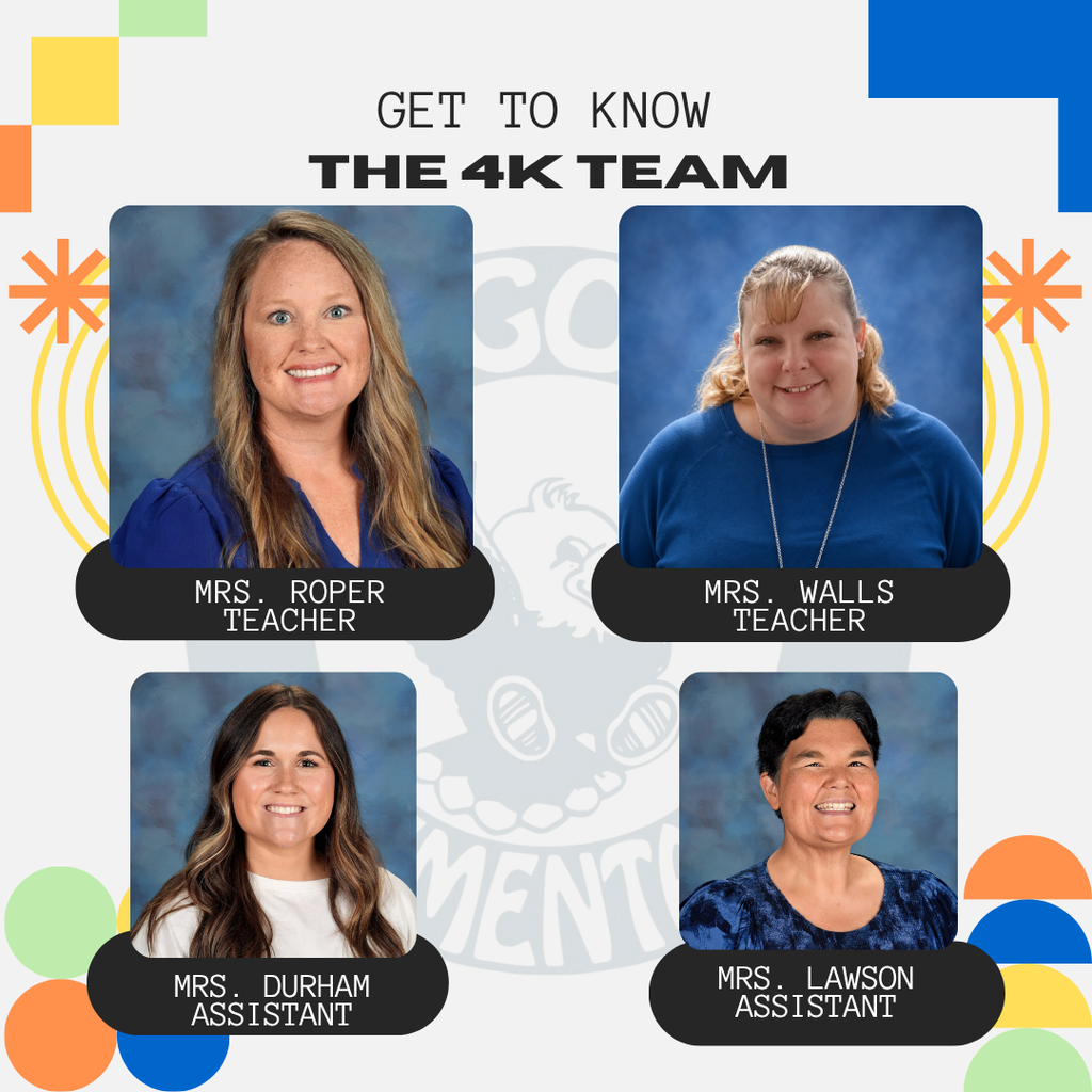Photos of k4 teachers and assist.