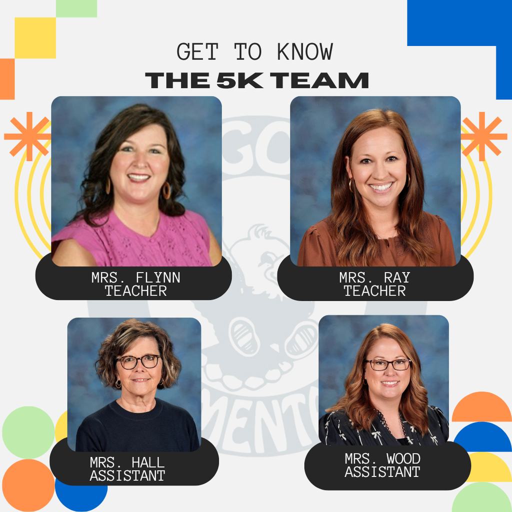 Photos of k5 teachers and assist.