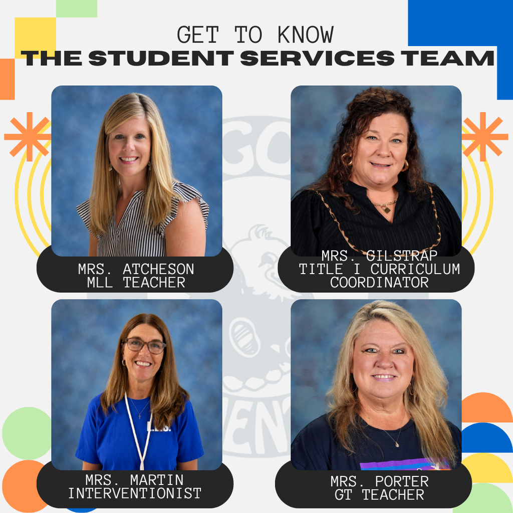 Photos of student services team