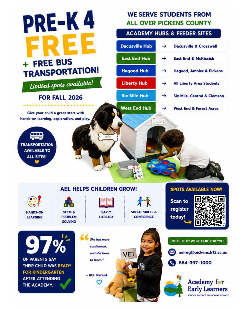Flyer advertising openings in 4K this fall - more information at link included in post