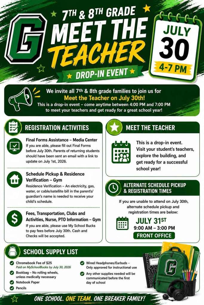 Meet the Teacher Event