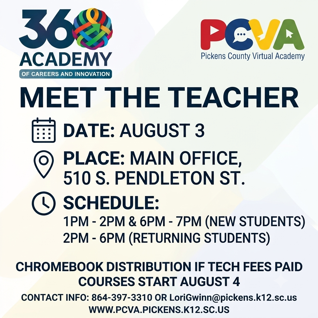 Details for Meet the Teacher included in caption