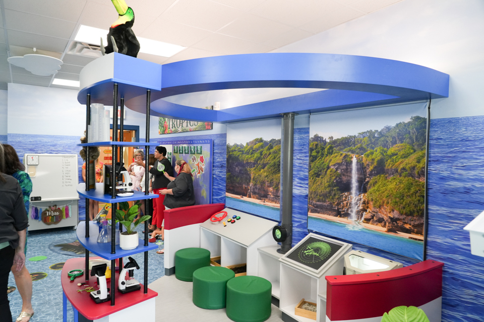 Grand Opening of SDPC Academy for Early Learners: Tropics themed classroom