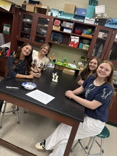 Science lab girls