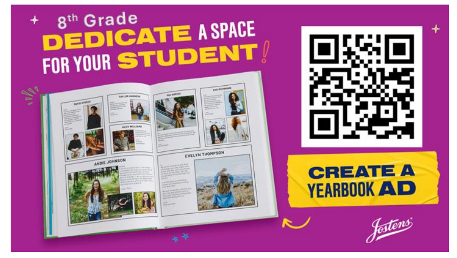 8th Grade information for creating an ad