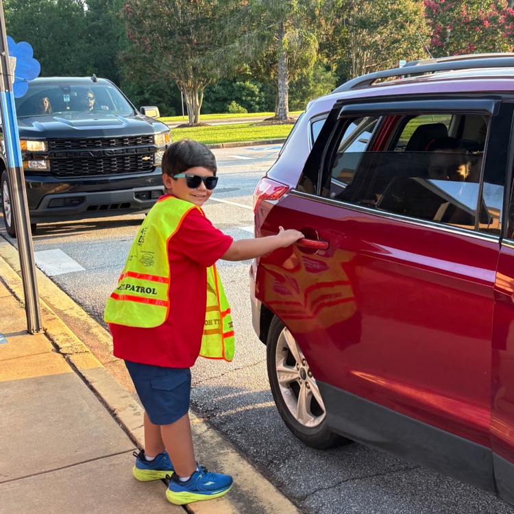 5th grader opens doors 