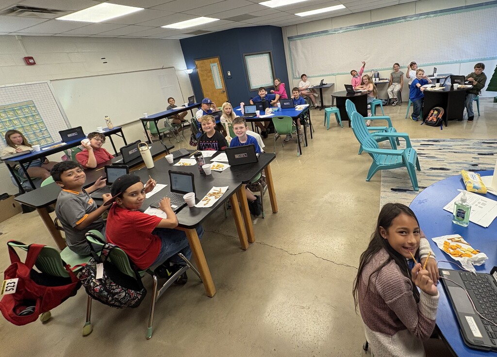 Students explore mixtures and solutions by making Chex Mix and creating juice with concentrated flavor drops.