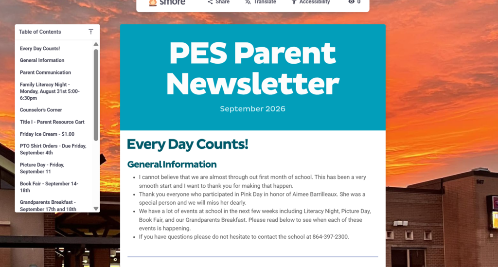 Parent Newsletter Graphic