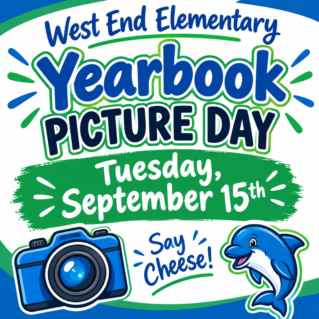 Yearbook Picture Day is Tuesday, September 15th.