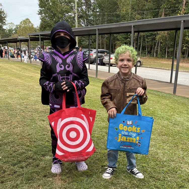 students dressed up