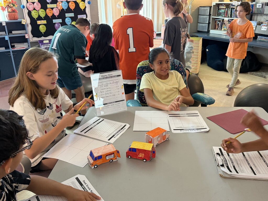 Food Truck Festival in fifth grade.