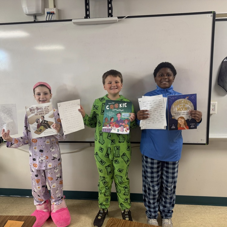 fifth grade students sharing about their inventor